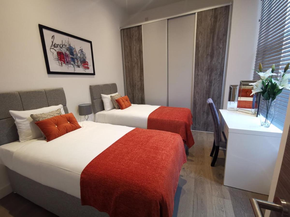 콜링엄 프라임 아파트먼트 런던 외부 사진 A typical bedroom at the hotel